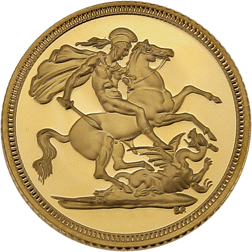 Proof Half Sovereign Gold Coin – 2006 – 2011