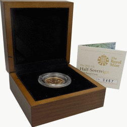 Proof Half Sovereign Gold Coin – 2006 – 2011