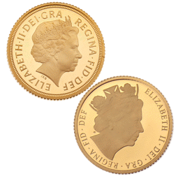 Proof Half Sovereign Gold Coin – 2013 – 2016