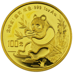 Pre-Owned 1991 Chinese Panda 1oz Gold Coin