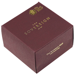 Pre-Owned 2019 UK Full Sovereign Gold Proof Coin - Missing Inner Box