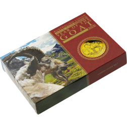 Pre-Owned 2015 Australian Lunar Goat Three Coin Gold Proof Set