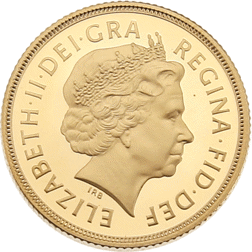 Pre-Owned 2010 UK Full Sovereign Proof Design Gold Coin