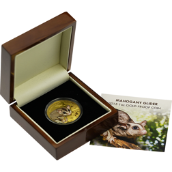 Pre-Owned 2015 Niue Mahogany Glider 1oz Proof Gold Coin