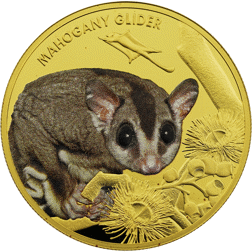 Pre-Owned 2015 Niue Mahogany Glider 1oz Proof Gold Coin