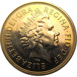 Pre-Owned 2002 UK Half Sovereign Gold Coin - Carded