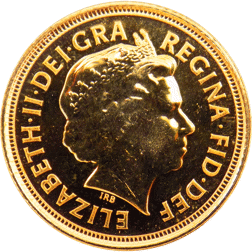 Pre-Owned 2008 UK Half Sovereign Gold Coin - Carded