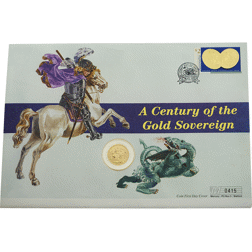 Pre-Owned 1999 Australian 'A Century of the Gold Sovereign' Coin First Day Cover