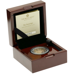 Pre-Owned 2022 UK Full Sovereign Gold Proof Coin - Missing Outer Box