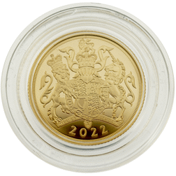 Pre-Owned 2022 UK Full Sovereign Proof Gold Coin - Missing Outer Box