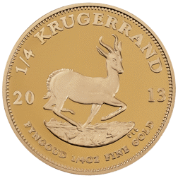 Pre-Owned 2013 South African Krugerrand 1/4oz Gold Proof Coin