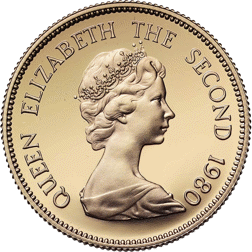 Pre-Owned 1980 Hong Kong Year of the Monkey $1000 Proof Design Gold Coin