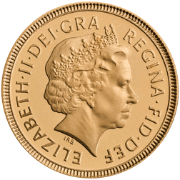 Pre-Owned 2002 UK Proof Half Sovereign Gold Coin