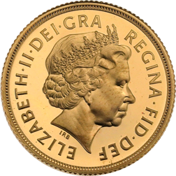 Pre-Owned 2005 UK Full Sovereign Proof Gold Coin