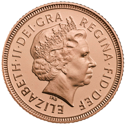 Pre-Owned 2001 UK Half Sovereign Gold Coin - Carded