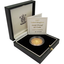 Pre-Owned 1997 UK £2 Gold Proof Coin