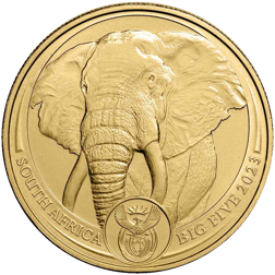 2023 South African 'Big Five Series' Elephant 1oz Gold Coin