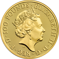 Pre-Owned 2020 UK Lunar Rat 1oz Gold Coin