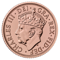 2023 UK Coronation Half Sovereign Gold Coin