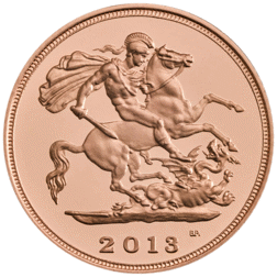 Pre-Owned 2013 UK Brilliant Uncirculated Half Sovereign Gold Coin - Boxed
