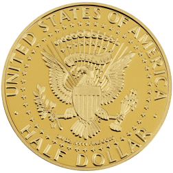 Pre-Owned 2014 USA Kennedy Half Dollar Proof Gold Coin