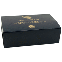 Pre-Owned 2014 USA Kennedy Half Dollar Proof Gold Coin