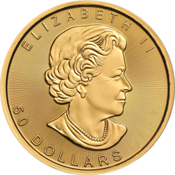 Pre-Owned Canadian Maple 1oz Gold Coin - Mixed Dates