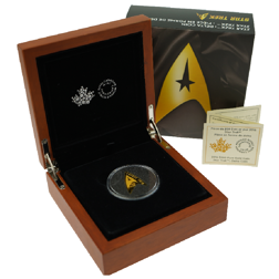 Pre-Owned 2016 Royal Canadian Mint Star Trek 50th Anniversary Delta Gold Proof Coin