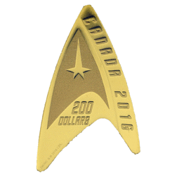 Pre-Owned 2016 Royal Canadian Mint Star Trek 50th Anniversary Delta Gold Proof Coin