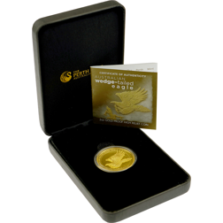 Pre-Owned 2014 Australian Wedge-Tailed Eagle 2oz High Relief Proof Gold Coin
