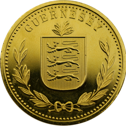 Pre-Owned Guernsey 8 Doubles 1oz Gold Coin - Mixed Dates