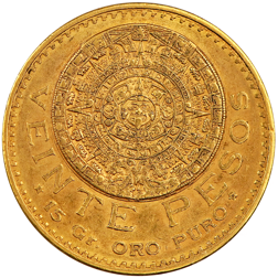 Pre-Owned 1918 Mexican 20 Peso Gold Coin