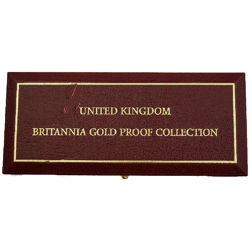 Pre-Owned 1998 UK Britannia Gold Proof 4-Coin Set - Damaged Box