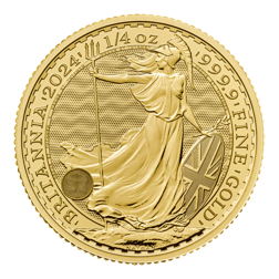 2024 UK Britannia 1/4oz Gold Coin