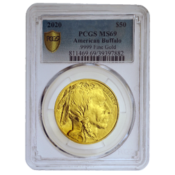 Pre-Owned 2020 USA Buffalo 1oz Gold Coin NGC Graded MS 69 - 811469.69/39397882