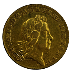 Pre-Owned 1718 UK George I Quarter Guinea Gold Coin - Boxed