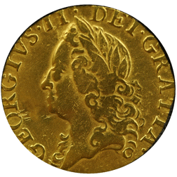 Pre-Owned 1748 UK George II Half Guinea Gold Coin - Boxed