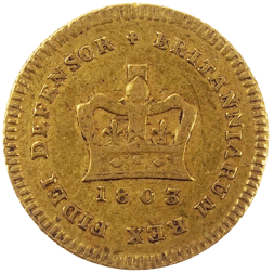 Pre-Owned 1803 UK George III Third Guinea Gold Coin - Boxed
