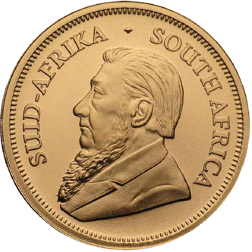 Pre-Owned South African Krugerrand 1/4oz Proof Design Gold Coin - Mixed Dates