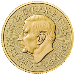 2024 UK Tudor Beasts Seymour Unicorn 1/4oz Gold Coin