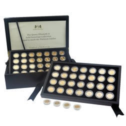 Pre-Owned UK Queen Elizabeth II Full Sovereign 60-Gold Coin Collection