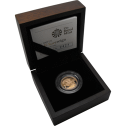 Pre-Owned 2009 UK Proof Half Sovereign Gold Coin