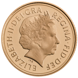 Pre-Owned 2009 UK Proof Half Sovereign Gold Coin