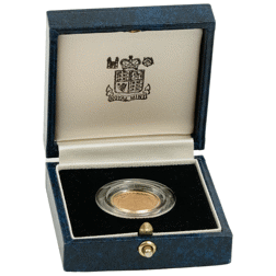 Pre-Owned 1989 UK '500th Anniversary' Half Sovereign Proof Gold Coin