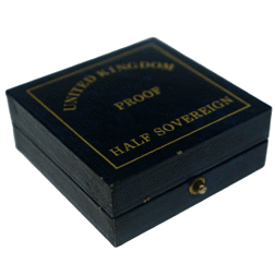 Pre-Owned 1989 UK 500th Anniversary Proof Half Sovereign Gold Coin