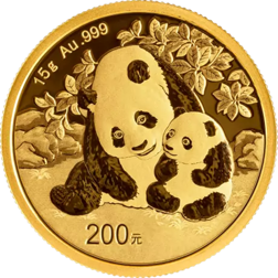 2024 Chinese Panda 15g Gold Coin