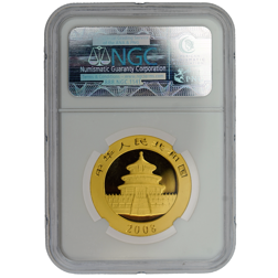 Pre-Owned 2008 Chinese Panda 1oz Gold Coin - NGC Graded MS69 - 2616685-037
