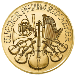 2024 Austrian Philharmonic 1/4oz Gold Coin