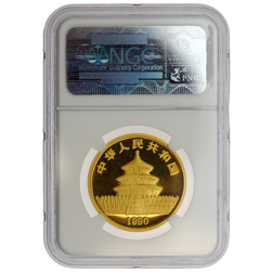 Pre-Owned 1990 Chinese Panda 1oz Gold Coin - NGC Graded MS68 - 3595739-051