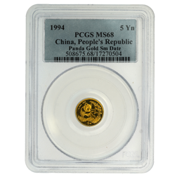 Pre-Owned 1994 Chinese Panda 1/20oz Gold Coin - PCGS Graded MS68 - 508675.68/17270504